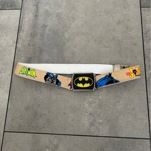 Vintage LEE boys batman joker elastic belt 1982 DC